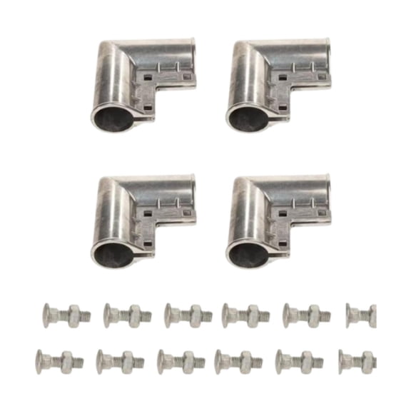 FashionCha 4 Pieces Gate Corner Door Corner Connector Connector Hardware Easy Installation