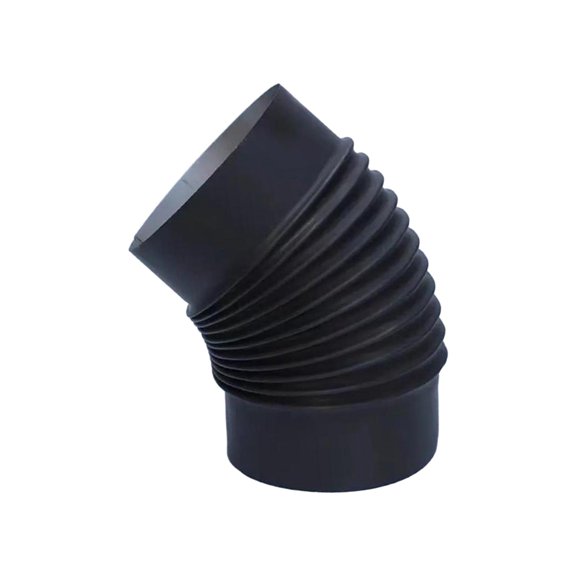 FashionCha 45 Degree Angle Pipe Heat Resistant Smoke Pipe Durable Replacement Smoke Adapter