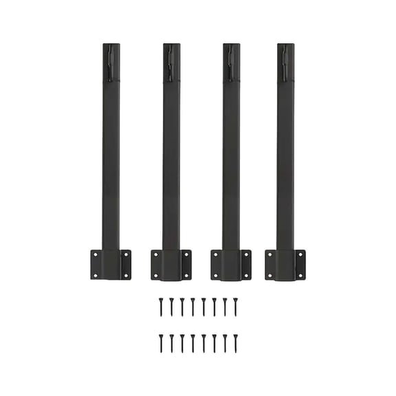 FashionCha 4Pcs Light Poles Pole Stand Metal Bracket Lighting Stand Light Poles for Outside