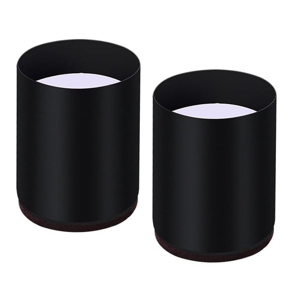 FashionCha 6 Inch Sofa Riser Chair Bed Lifter Table Leg Extender Heavy Duty Furniture Riser Round 6x10cm Black