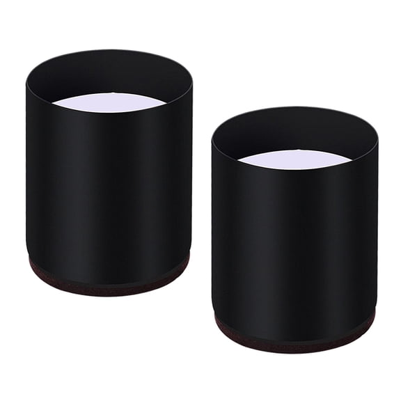 FashionCha 6 Inch Sofa Riser Chair Bed Lifter Table Leg Extender Heavy Duty Furniture Riser Round 6x5cm Black