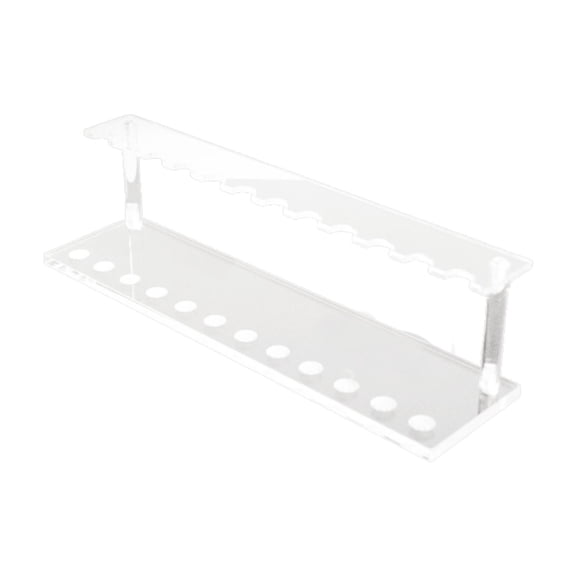 FashionCha Acrylic Pen Display Rack Marker Stand for Vanity Table Hairpins Eyebrow Pens 31x8x7cm