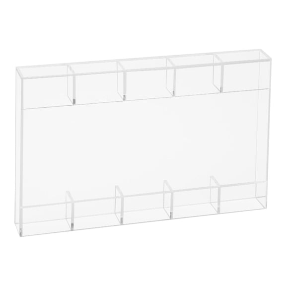 FashionCha Acrylic Straw Holder Container Household Space Save Cabinet Reusable Storage for