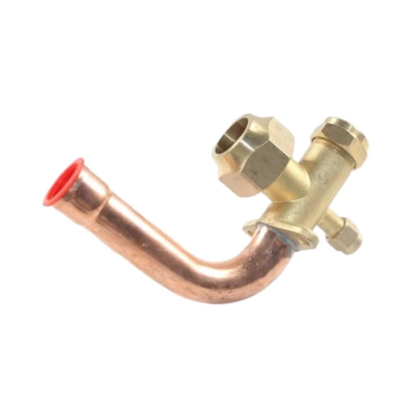 FashionCha Air Conditioner Stop Valve Easy to Install Brass Spare Part Sturdy Maintenance 19mm