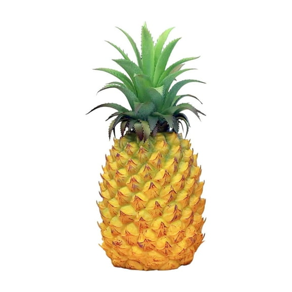 FashionCha Artificial Pineapple Figurine Artificial Fruit Model Decor Craft Statue Ornament Yellow