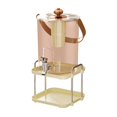 thumbnail image 1 of FashionCha Beverage Dispenser Cold Brew Pot Bucket Barrel for Iced Juice Fruit Tea Lemonade Rose Gold, 1 of 9