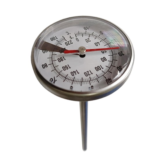 FashionCha Boiler Thermometer Dial Diameter 3.5cm Long Stem Dial Thermometer for Boiler for