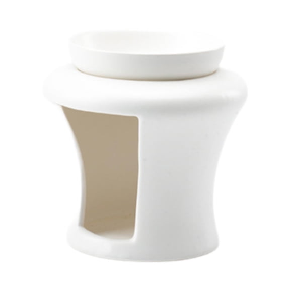 FashionCha Candles of Meltwarmer, Oil Diffuser, Tealight Holder, Burner for Essential Oils White