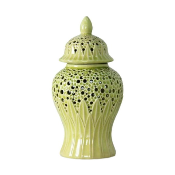 FashionCha Ceramic Ginger Jar Storage Canister Display Home Furnishing Interior Design Vase