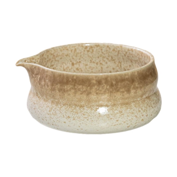 FashionCha Ceramic Matcha Tea Bowl Gift Tea Making for Restaurant Dining Room Tea House White