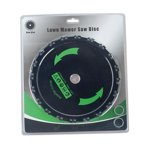 FashionCha Chainsaw Brush Cutter Blade 9" 20 Tooth Black Accessory Lawnmower Saw Disc for