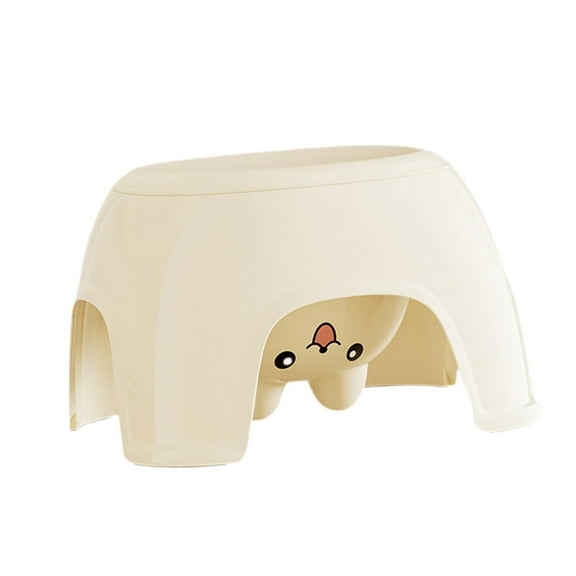FashionCha Children's Activity Chair, Kids Step Stool, Cartoon, Modern, Non-slip, Small white