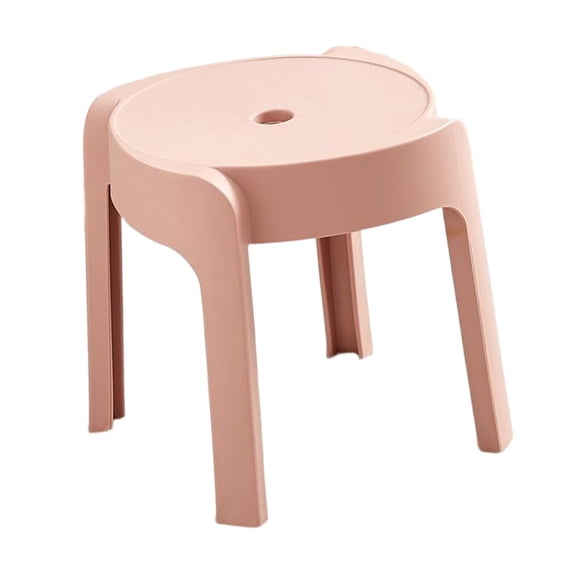 FashionCha Children Stool Foot Rest Non Slip Ergonomic Sturdy Portable Multiuse Lightweight pink