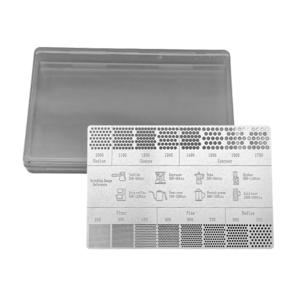 FashionCha Coffee Reference Card Measuring Tool Compact Accessories Coffee Ground Measuring