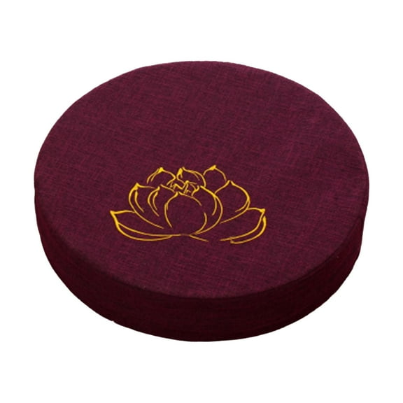FashionCha Comfortable Floor Cushion for Yoga and Meditation - Ideal for Outdoor and Indoor Violet 6cm