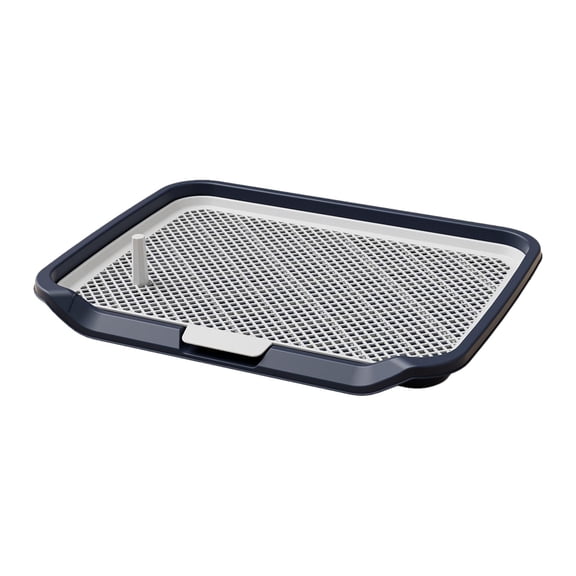 FashionCha Dog Toilet Indoor Dogs Potty Train Pads with Removable Post Mesh Training Toilet Navy