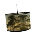 thumbnail image 1 of FashionCha Drum Print Lamp Shade 11.8x11.8x8 inch Drum Shaped Lamp Shades for Hanging Style Style D, 1 of 9