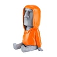 thumbnail image 1 of FashionCha Easter Island Head Statue Antique Portrait Ahu Phone Holder Moai Head Statue for Grey Orange, 1 of 9