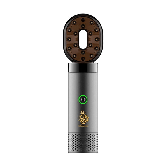 FashionCha Electric Aroma Diffuser Electronic Incense Burner Muslim Ramadan Arabian Incense Grey