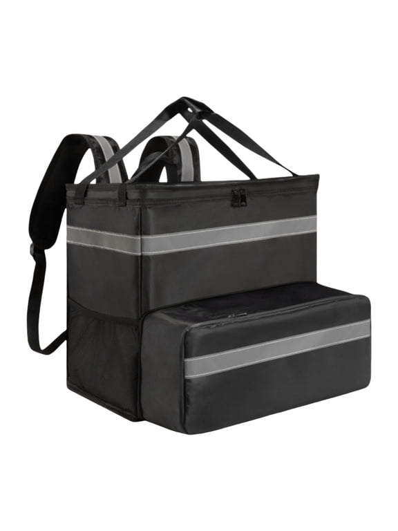 Expandable Pizza Backpack Sturdy Lightweight Food Delivery Backpack Expandable