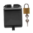 thumbnail image 1 of FashionCha Faucet Lock Anti Theft Lock Multifunctional Easy to Install Outdoor Faucet Cover Black, 1 of 9