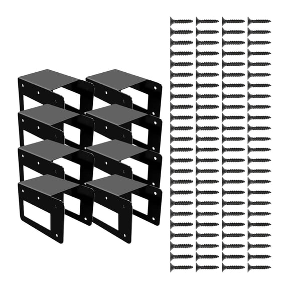 FashionCha Firewood Rack Outdoor with Screw DIY for Outdoor Indoor Fireplace Patio Deck 8 Pieces