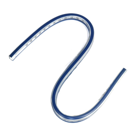 FashionCha Flexible Curve Ruler Bendable Painting Tailor Measurement Tool,Flex Curved Ruler 90cm