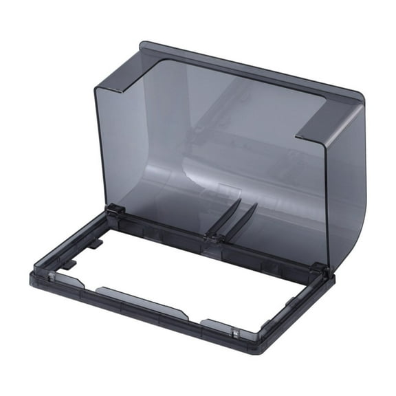 FashionCha Flip Waterproof Outlet Cover Switch Protection Accessories Wall Socket Faceplate Black