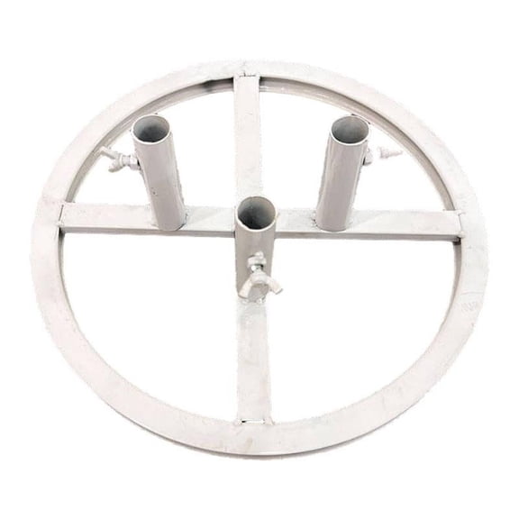 FashionCha Flower Pole Display Stand Accessories Iron Wedding Giant Flower Base for Banquet 3 Tubes