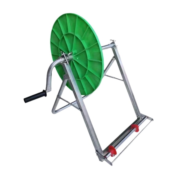 FashionCha Garden Water Hose Reel Cart Folding Hose Pipe Reel for Park Watering Outside With Disc