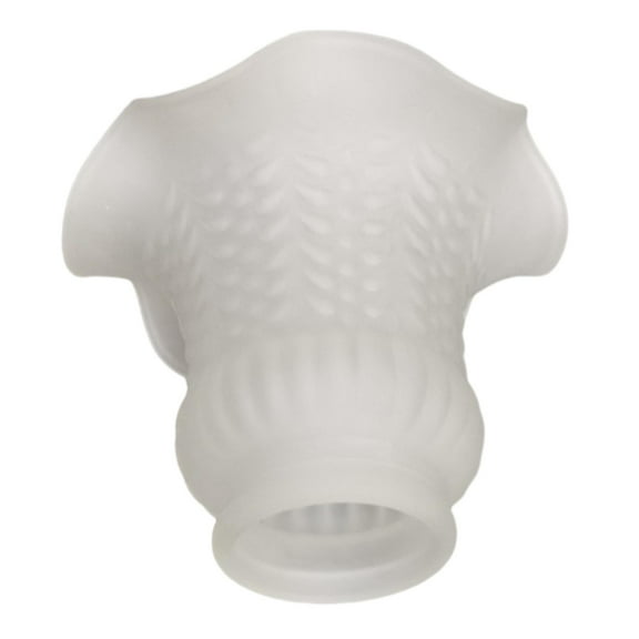 FashionCha Glass Ceiling Lamp Shade Flower Shaped Bulb Guard Decorative Ceiling Light Shade