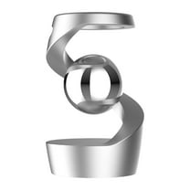 FashionCha Gravities Defying Desk Toy Attractive Desktop Decor Office Decor Graduation Gift Silver and Silver