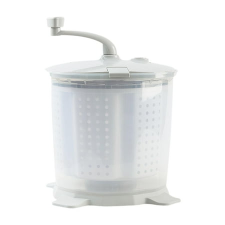 FashionCha Hand Cranked Washing Machine, Manual Clothes Washer Compact Hand Powered Clothes