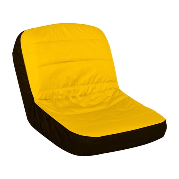 FashionCha Lawn Mower Seat Cover Anti Slip Weatherproof Waterproof Comfortable Tractor Seat Yellow