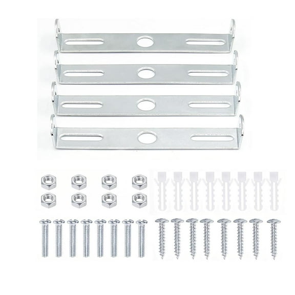 FashionCha Light Mounting Bracket Mount Bracket Light Crossbar with Screws for Wall Bedroom 105mm