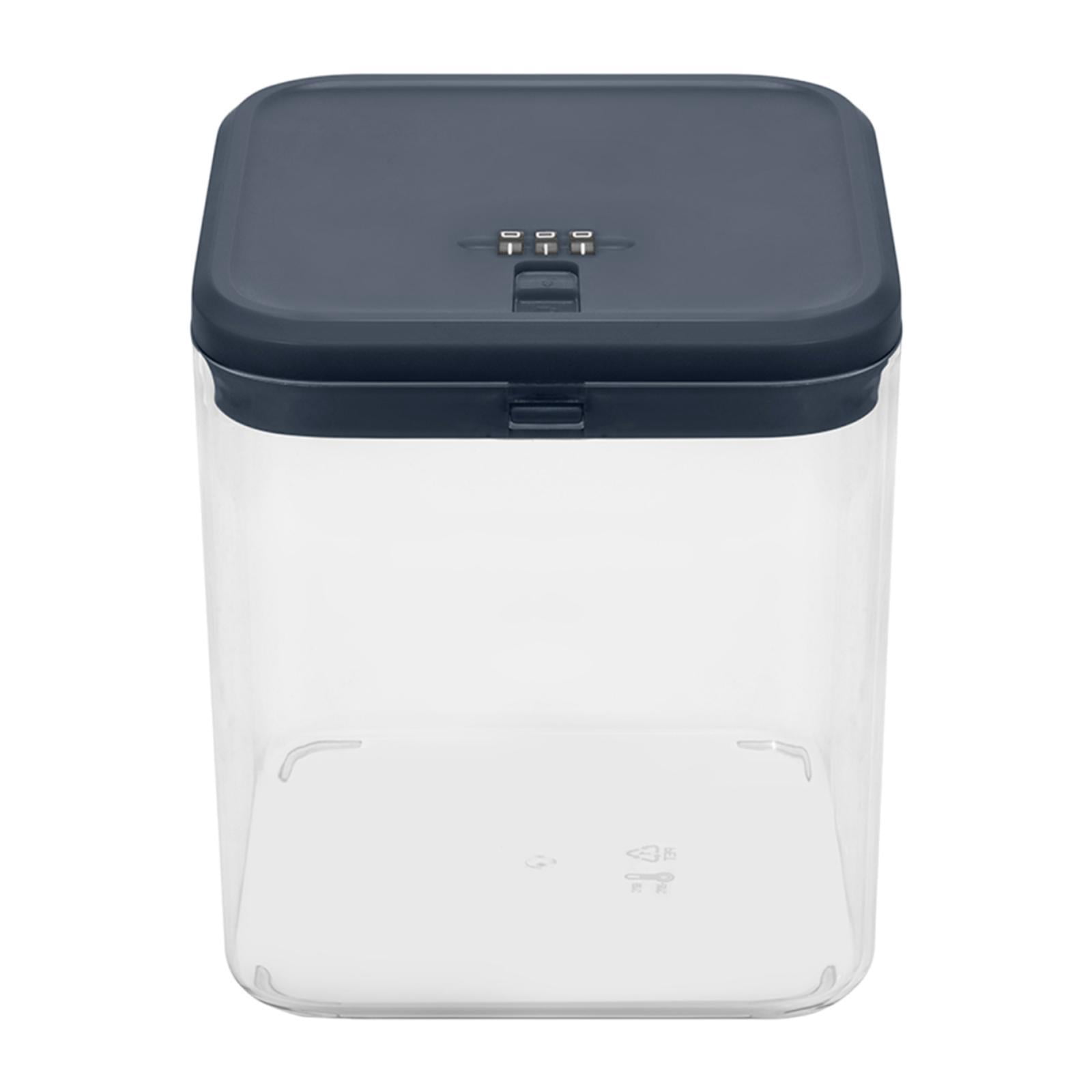 FashionCha Lock Box Compact Lockable Storage Container for Desktop ...