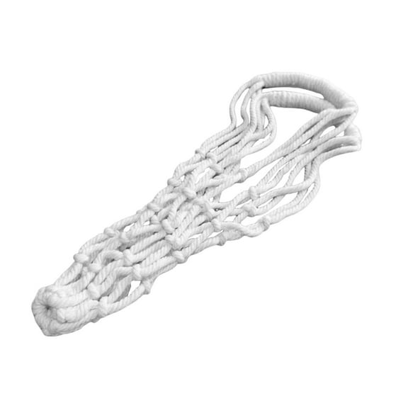 FashionCha Macrame Cup Holder Woven Rope Drink Carrier Elegant with Handle Water Bottle Bag white