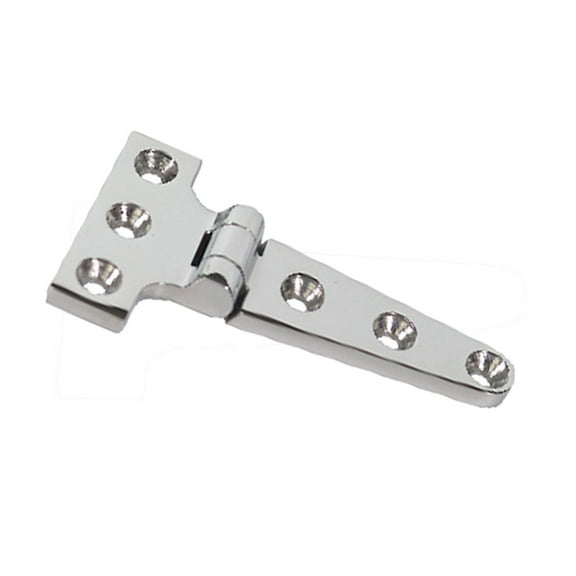FashionCha Marine Grade T Hinges 316 Stainless Steel Boat Hinge Easily Install Polished 100x54x4.8mm