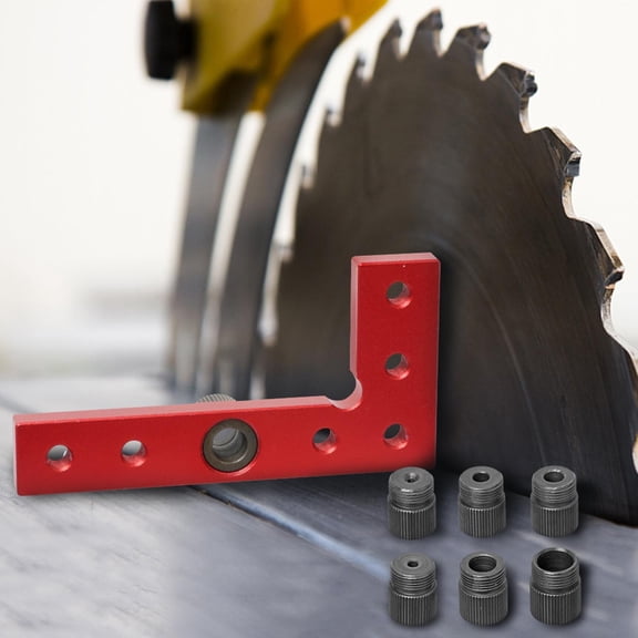 FashionCha Metal Drilling Hole Kit Supplies 7 Steel Sleeves Parts Drilling Tool Woodworking inch
