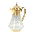 thumbnail image 1 of FashionCha Middle East style glass water jug ​​with luxury teapot 18L Coffee Carafe for Gold, 1 of 9