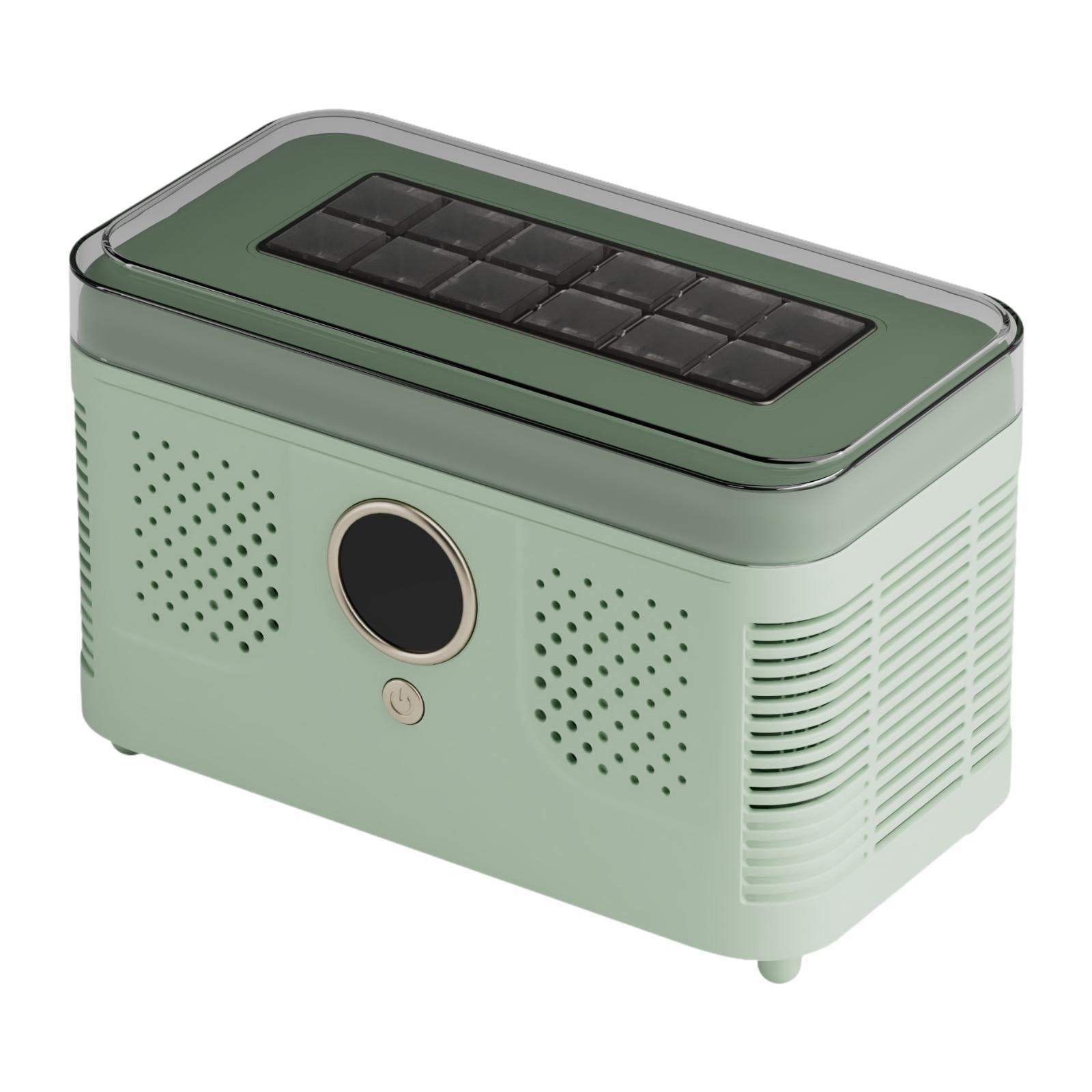 FashionCha Mini Desktop Ice Maker Countertop Fast Making for Dormitory Picnic Household Green