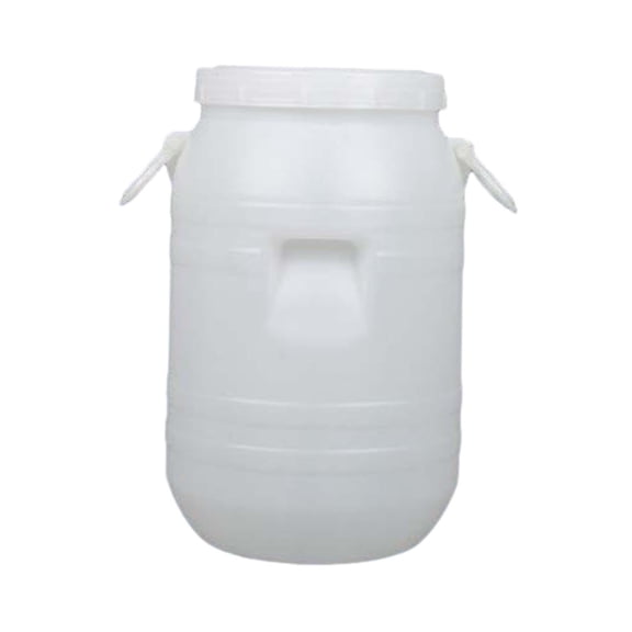 FashionCha PP Bucket with Lid Food Storage Container for Pantry Lightweight Sturdy Portable 15 L Round