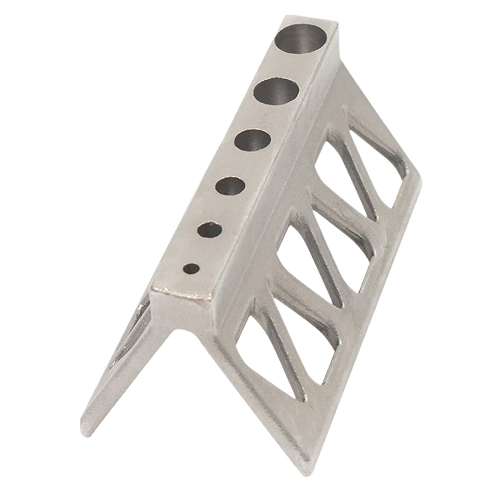 FashionCha Pipe Drill Jig Stainless Steel Triangle Window Cutouts Pipe Center Drill Jig