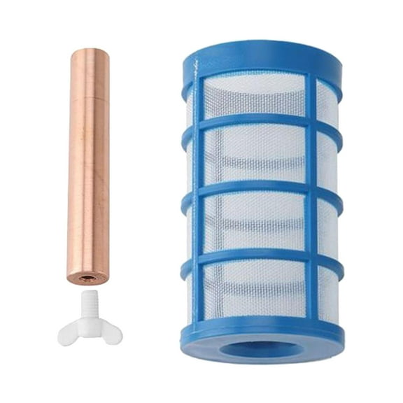 FashionCha Solar Copper Anode for Solar Pool Kill Cleaning Solar Powered Clarifier Water with Filter Screw