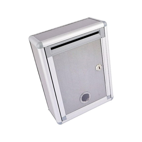 FashionCha Suggestion Box with Lock Organizer Complaint Box Mailbox Letter Box for Customer Front Slot