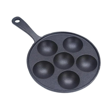 FashionCha Takoyaki Maker Takoyaki Ball Baking Pan 6 Holes Cooking Plate Kitchen Tools Easy