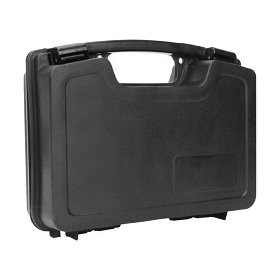 FashionCha Tool Storage Box Hardware Storage Case Double Sided with Handle Waterproof Large Black