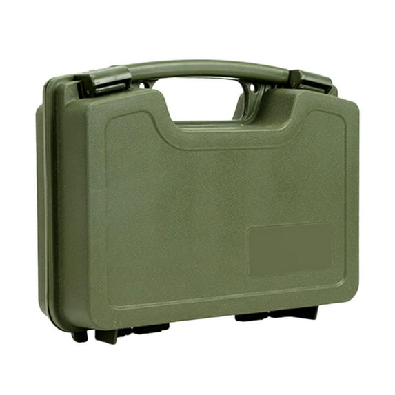 FashionCha Tool Storage Box Hardware Storage Case Double Sided with Handle Waterproof Large Green