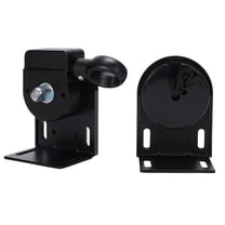 FashionCha Universal Mounting Brackets for Exterior Sun Shades Installation Garden Cordless Black