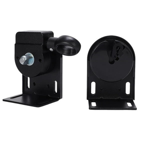 FashionCha Universal Mounting Brackets for Exterior Sun Shades Installation Garden Cordless Black